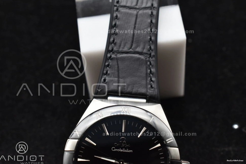 Constellation Black Strap Gummy on 1:1 A8900 Black VSF Edition Ceramic Black Dial HighPerformance SS Best Super 545 Clone 0412